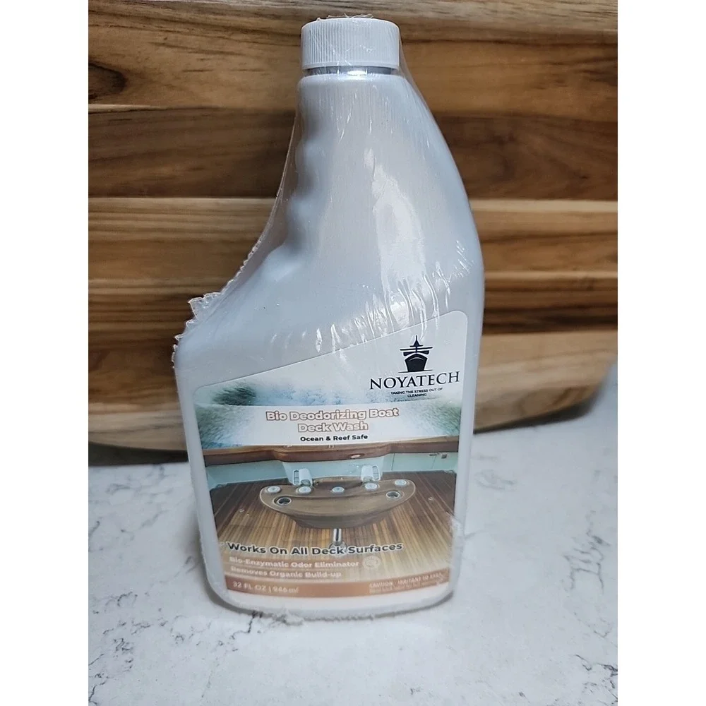 NOYATECH Bio Deodorizing Boat Deck Cleaner and Hull Wash 32 Oz NEW SEALED